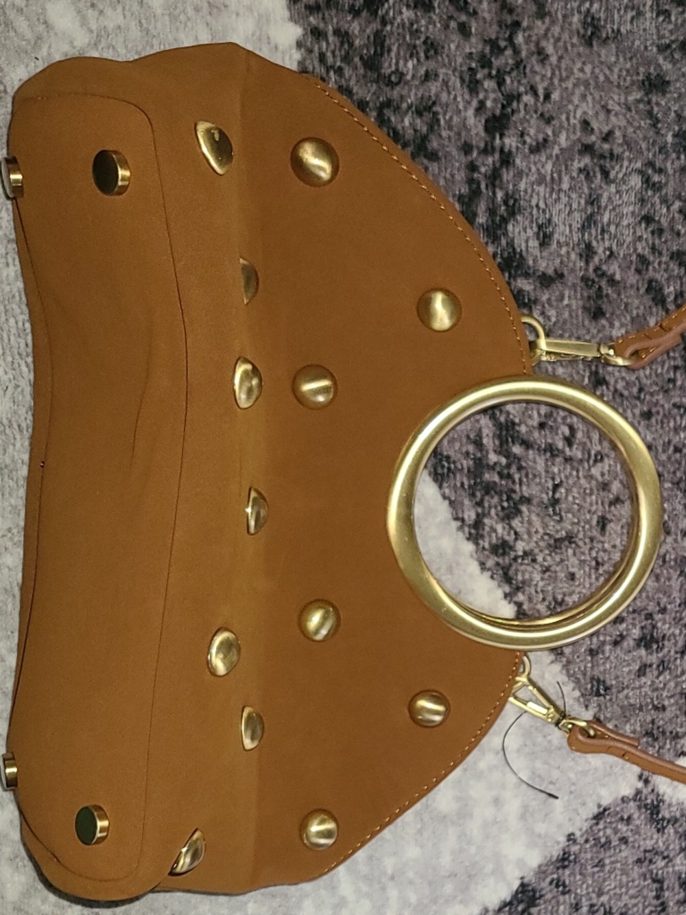 International Concepts Studded Bangle Satchel NWOT